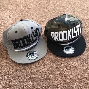 Two Brooklyn Snapback Hats